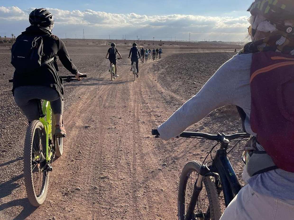 Marrakesh Desert on Bicycle in Morocco, photo 5