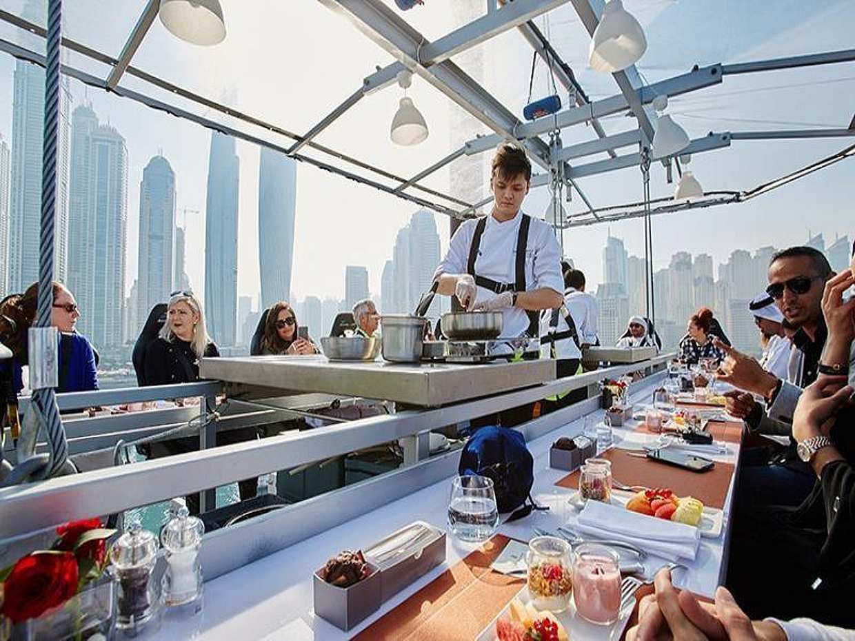 Dubai Sky-High Delights:  Dinner In The Sky - Lunch in United Arab Emirates, photo 4