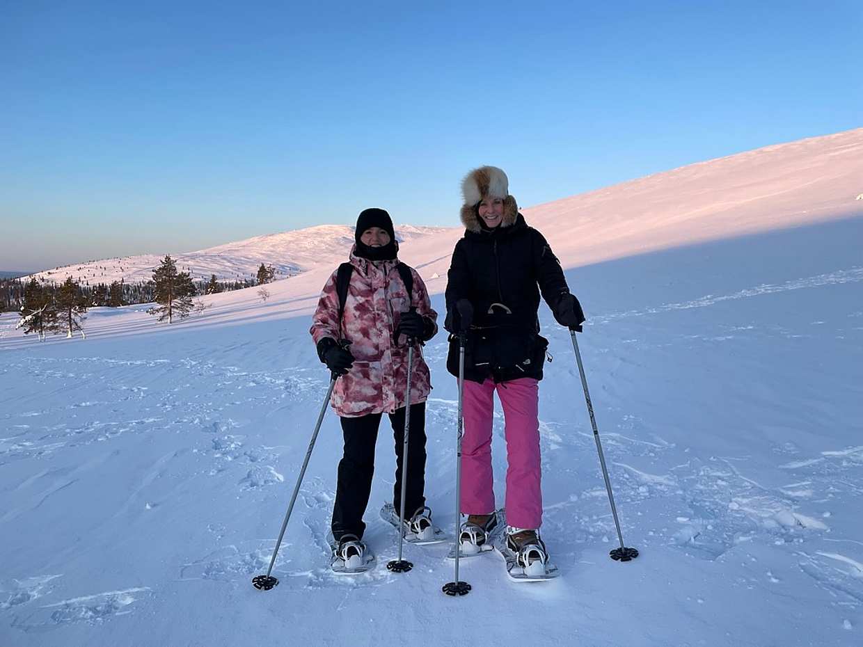 Finlandiya'daki (Pallas-Yllästunturi) Milli Park'ta, Kittila Kar Ayakkabısıyla Yürüyüş Milli Park'ta Kar Ayakkabısıyla Yürüyüş, photo 2