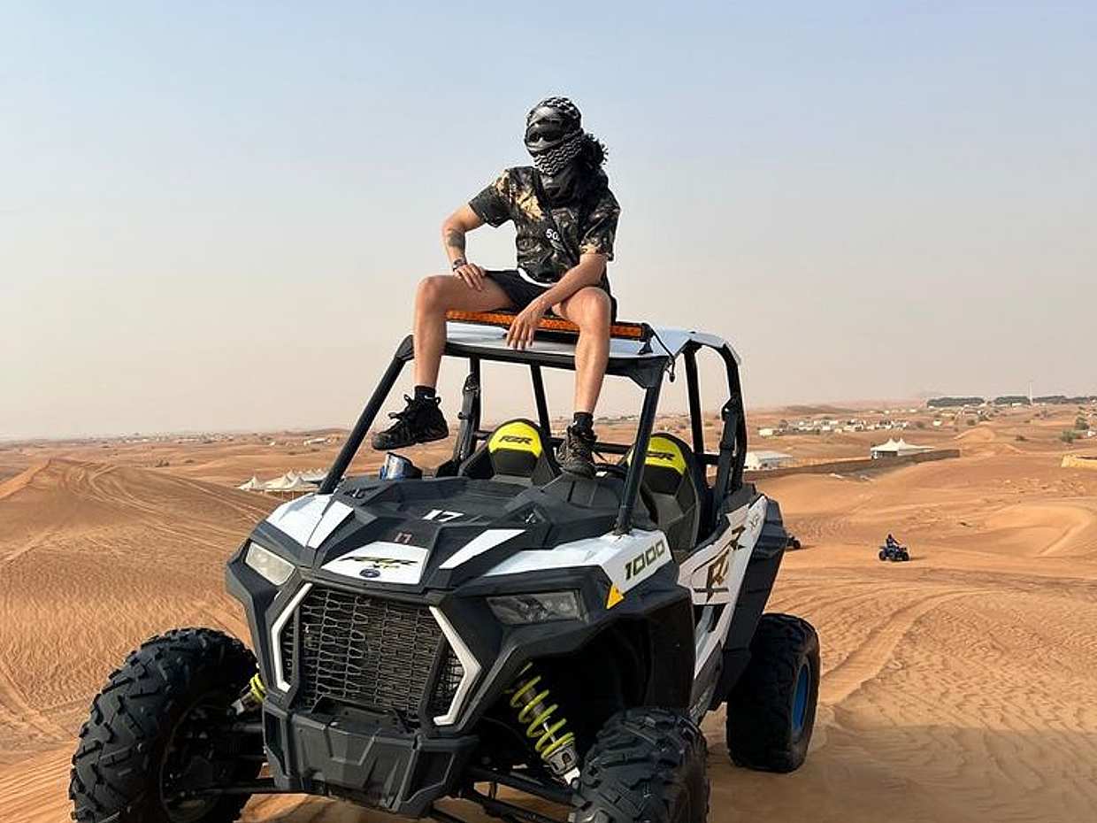 Dubai: 30 Mins Dune Buggy Safari Tour in Red Dunes with BBQ Dinner in United Arab Emirates, photo 2