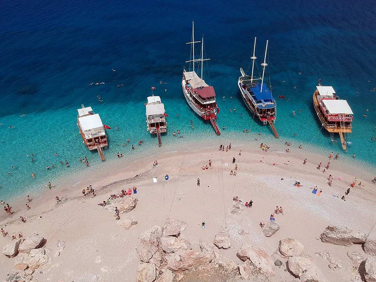 Adrasan Suluada Insel Bootstour mit Mittagessen von Belek in der Türkei
