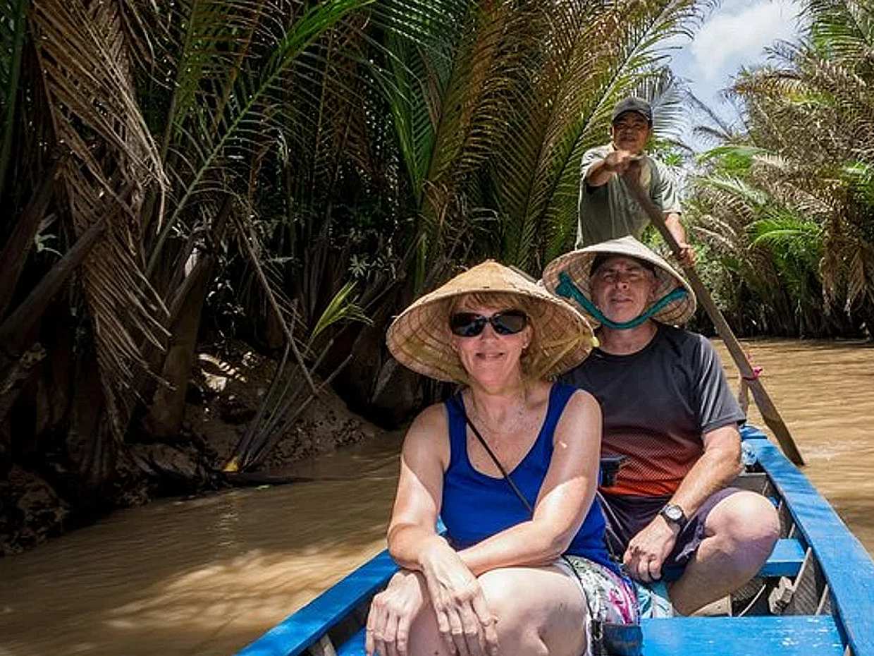Ho Chi Minh Şehri Vietnam'da Küçük Grup ile Cu Chi Tünelleri ve Mekong Deltası 1 günlük Tur