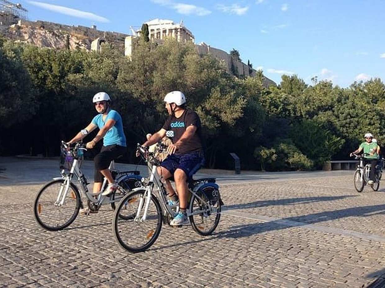 Sous les étoiles, les incontournables d'Athènes à vélo électrique en Grèce, Athina