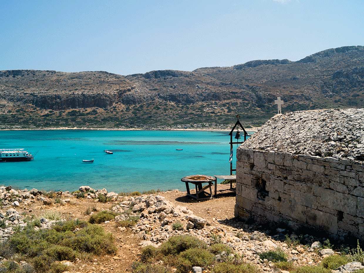 Balos - Blue Lagoon and the Island of Gramvousa from Heraklion, Greece