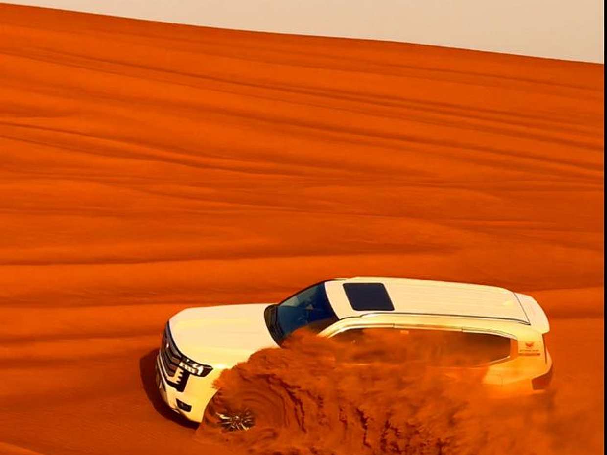 Evening Red Sand Safari With BBQ Dinner in United Arab Emirates, Dubai