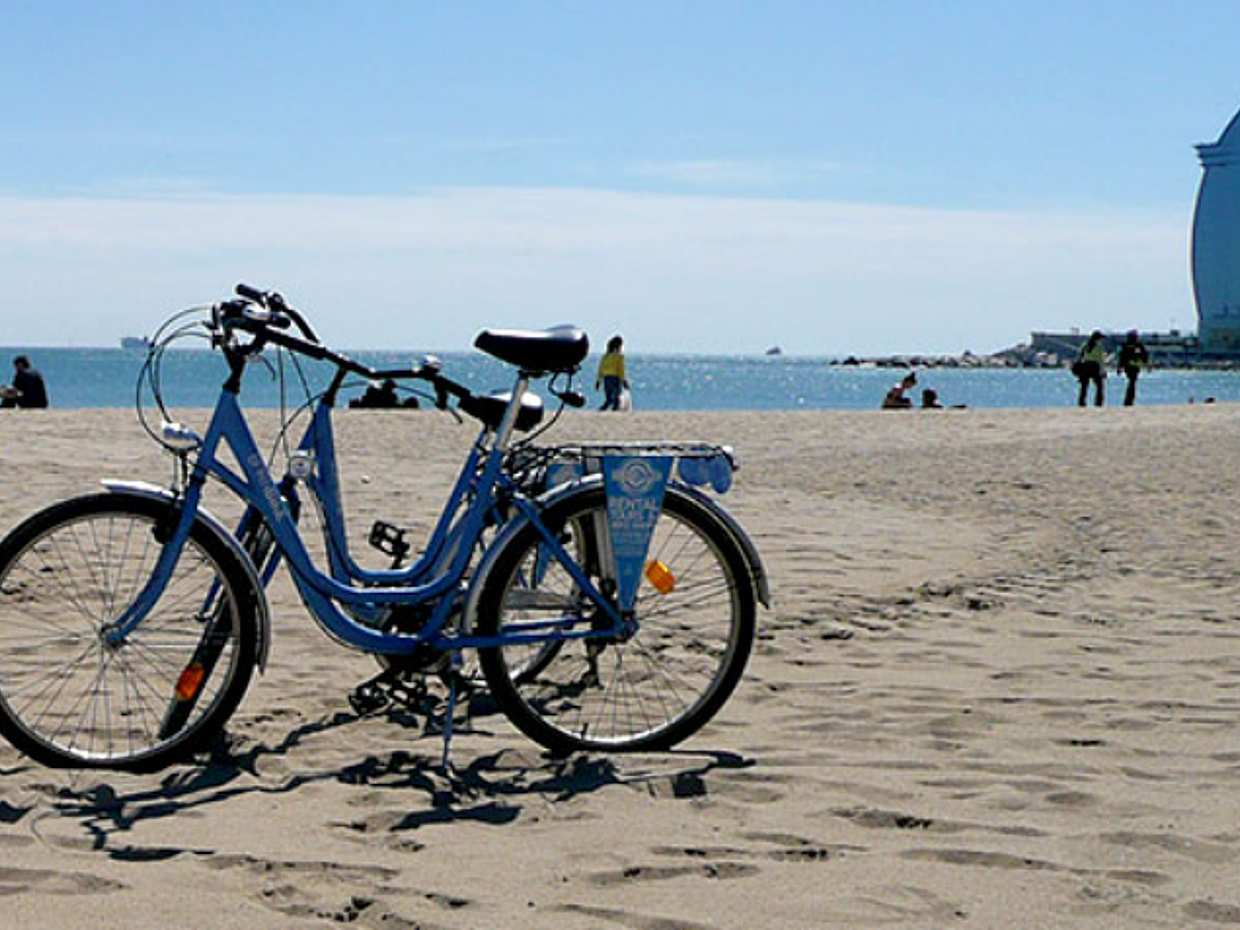Beach Bike Tour in Spain, Barcelona