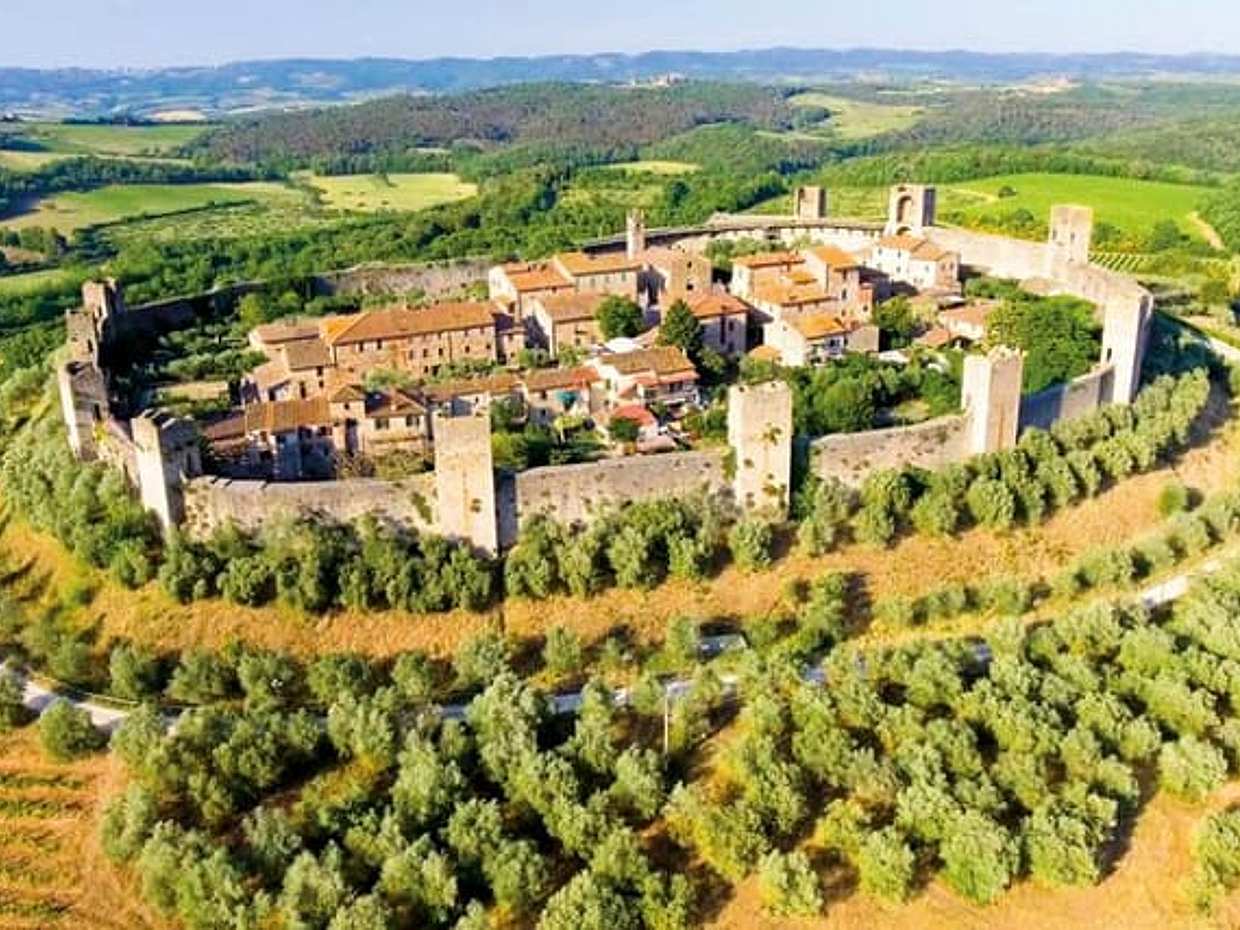 Chianti a hrad ze San Gimignano v Itálii, photo 5