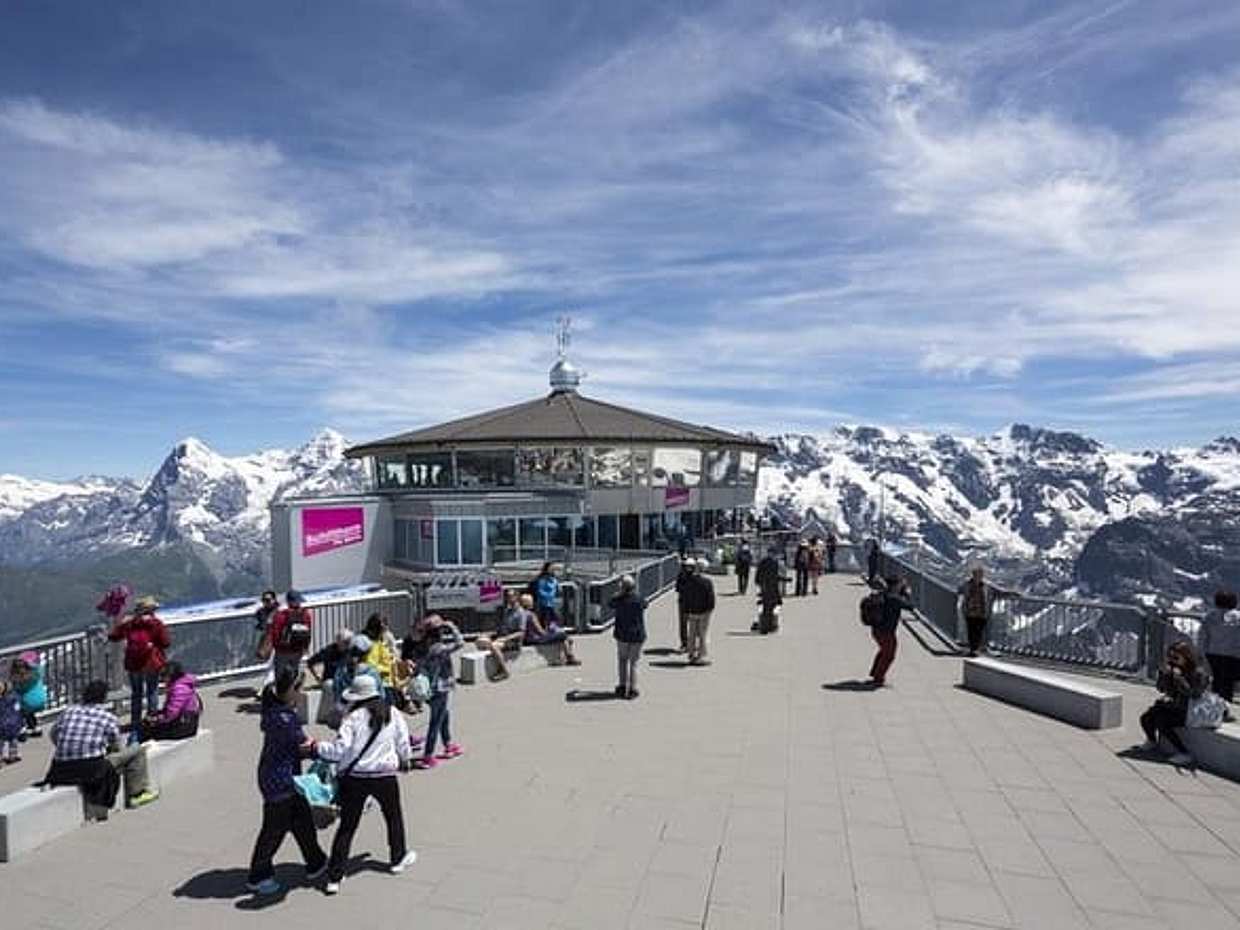 Swiss Skyline: Mt. Schilthorn Small Group Tour from Interlaken in Switzerland, Wilderswil