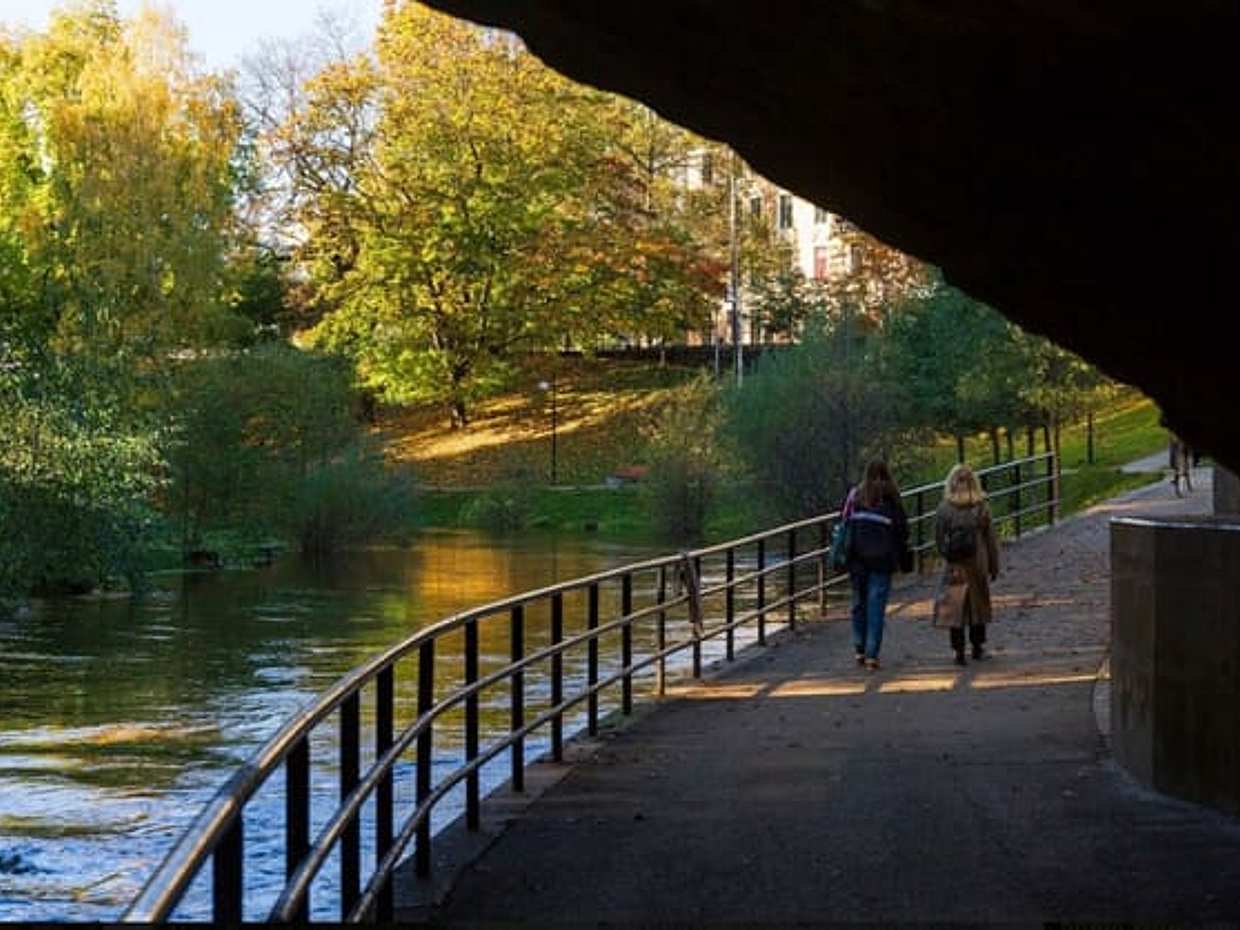 Private Akerselva River Walk in Norway, Oslo