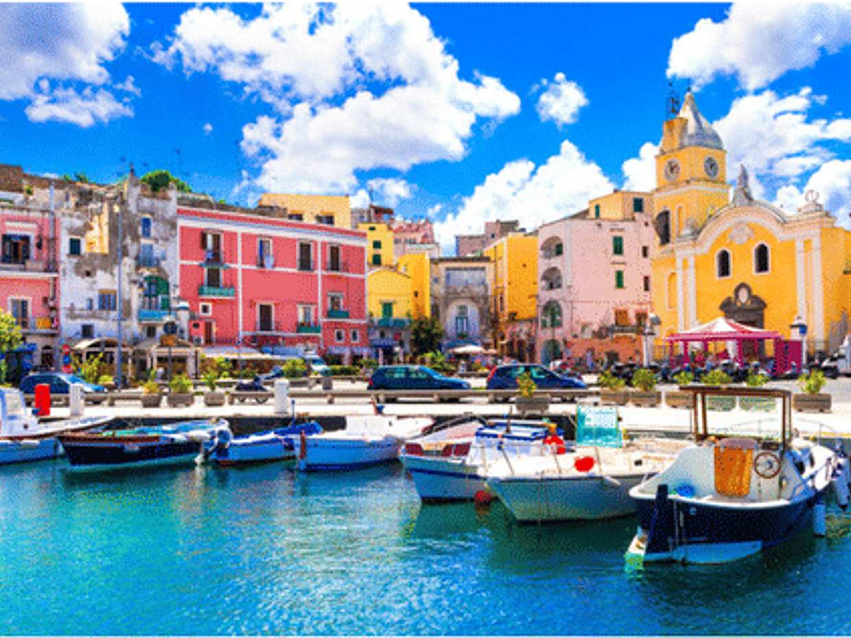 Discover Ischia and Procida by boat from Sorrento - maximum 12 people