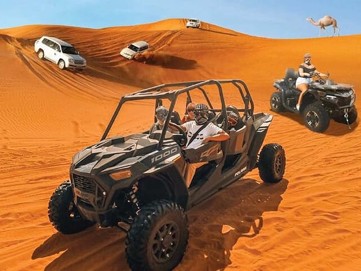 Dubai Desert Safari With Dune Buggy Options and Shared Transfer