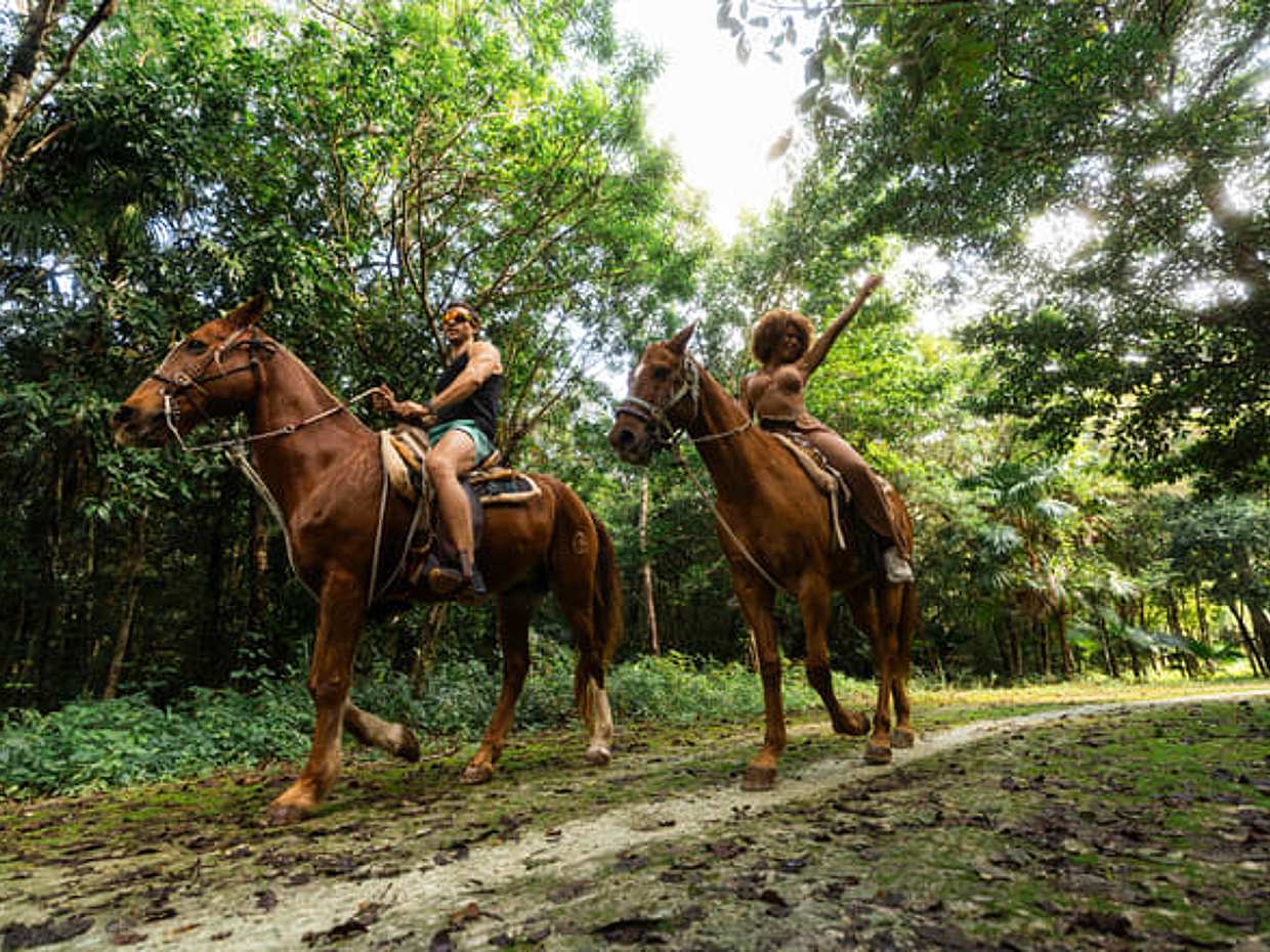 Horseback Riding & ATV Jungle Adventure with Zipline, Cenote & Tequila Tasting , photo 2