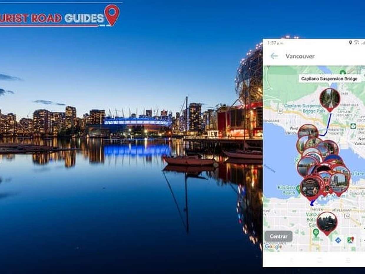 APP Self-Guided Routes Vancouver with audio guide