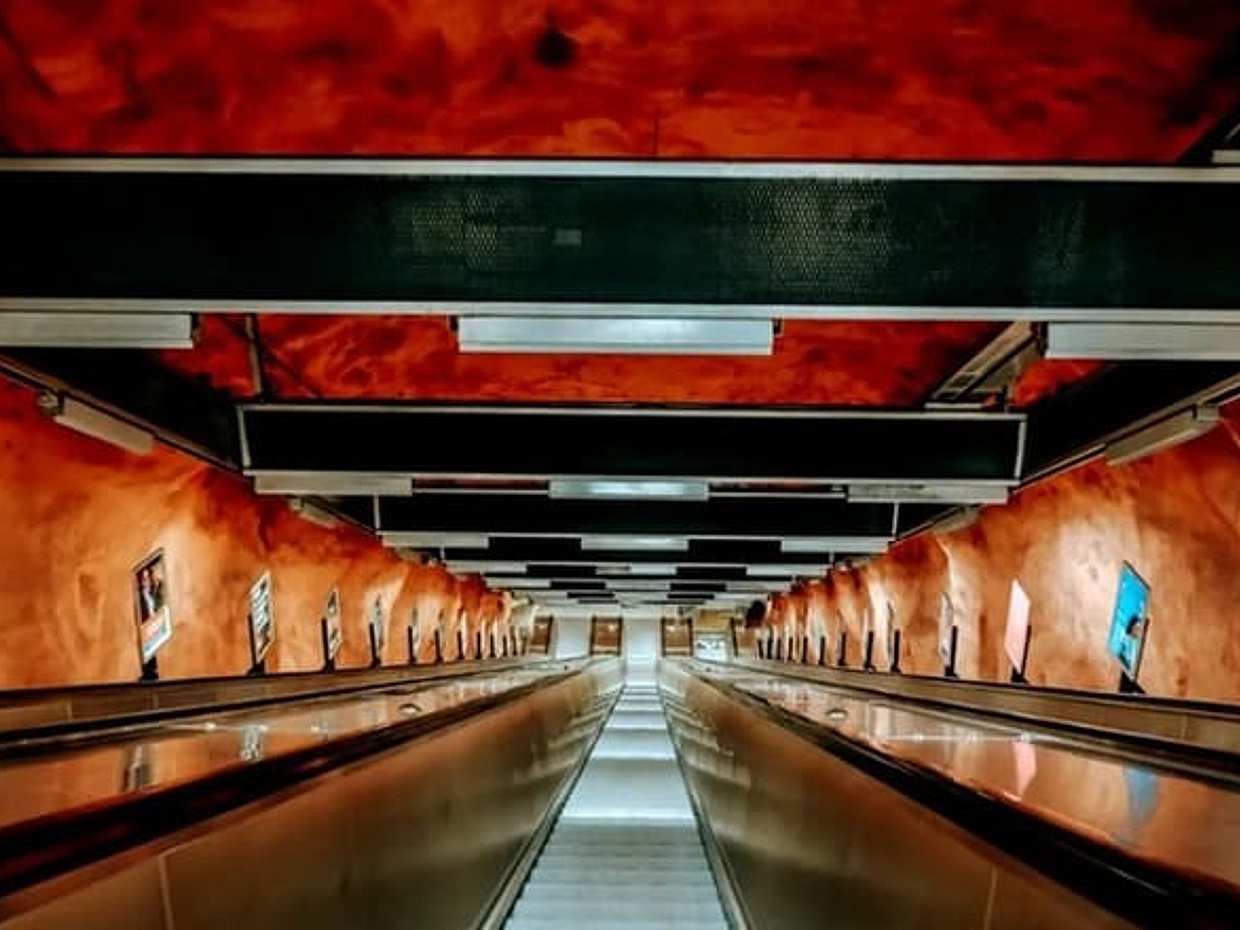 Stockholm U-Bahn-Kunst- und Fototour Die längste Galerie der Welt in Schweden