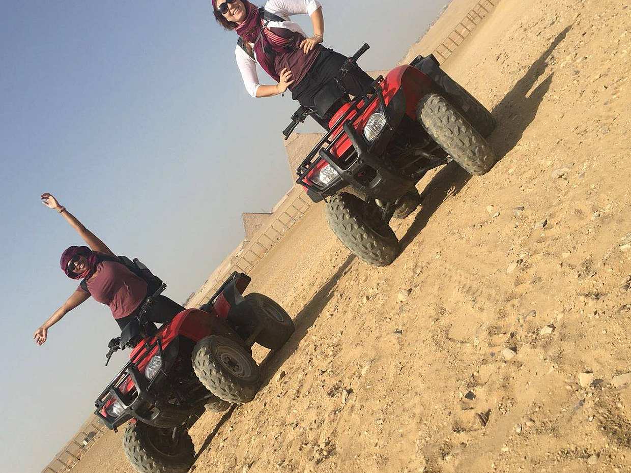 Quad-Bike-Fahrt bei den Pyramiden von Gizeh in Ägypten, Kairo, photo 5