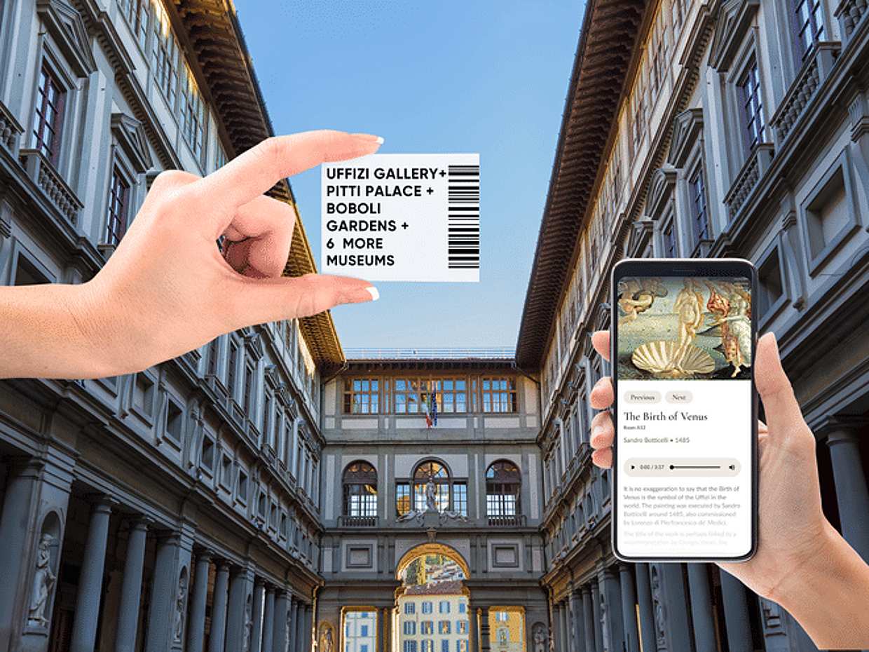 Florence: Uffizi, Pitti Palace & Boboli Combined 5-Day Pass