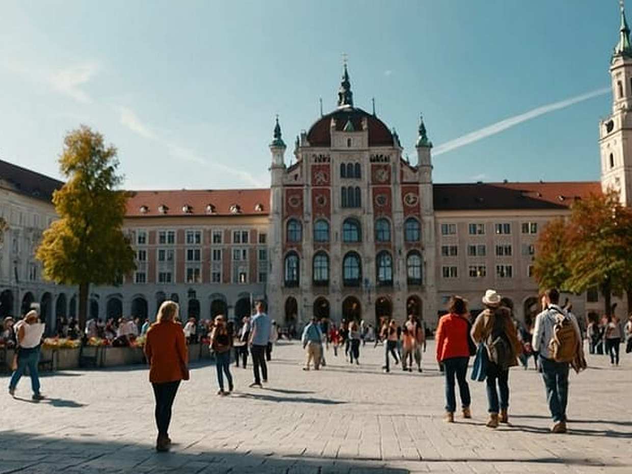Private Car Transfer from Prague to Munich with 2h of Sightseeing