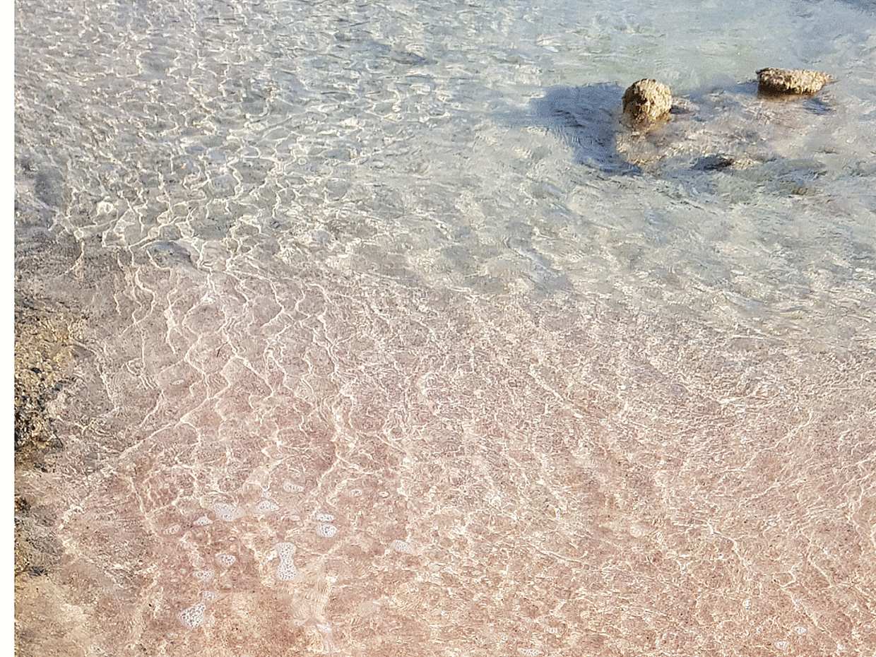 Blaue Lagune Elafonisi mit rosa Sand von Heraklion, Griechenland, photo 5