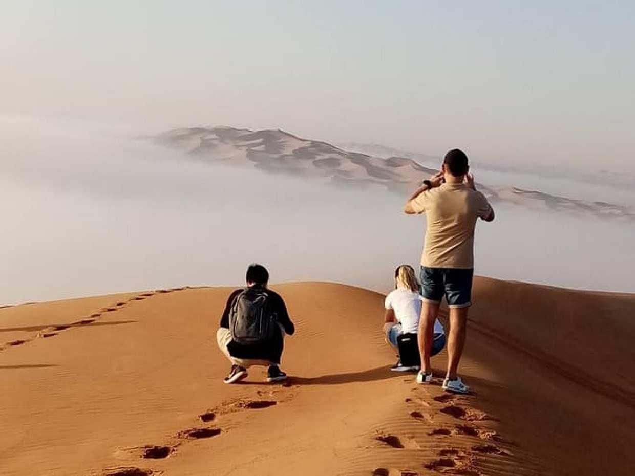 Safari privé matinal dans le désert et sandboard aux Émirats arabes unis, Dubaï, photo 2
