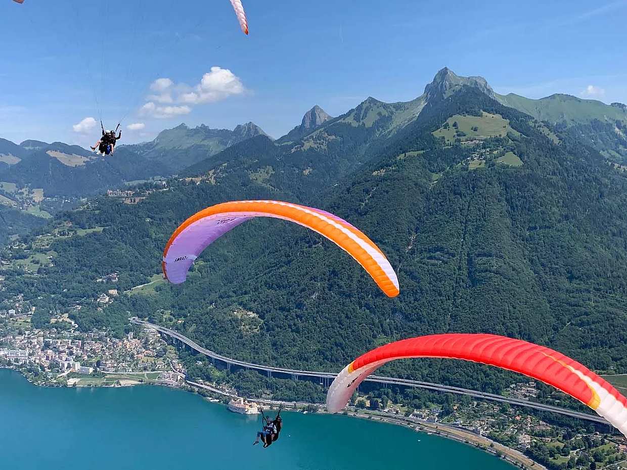 Lot tandemowy w Montreux w Szwajcarii, photo 3