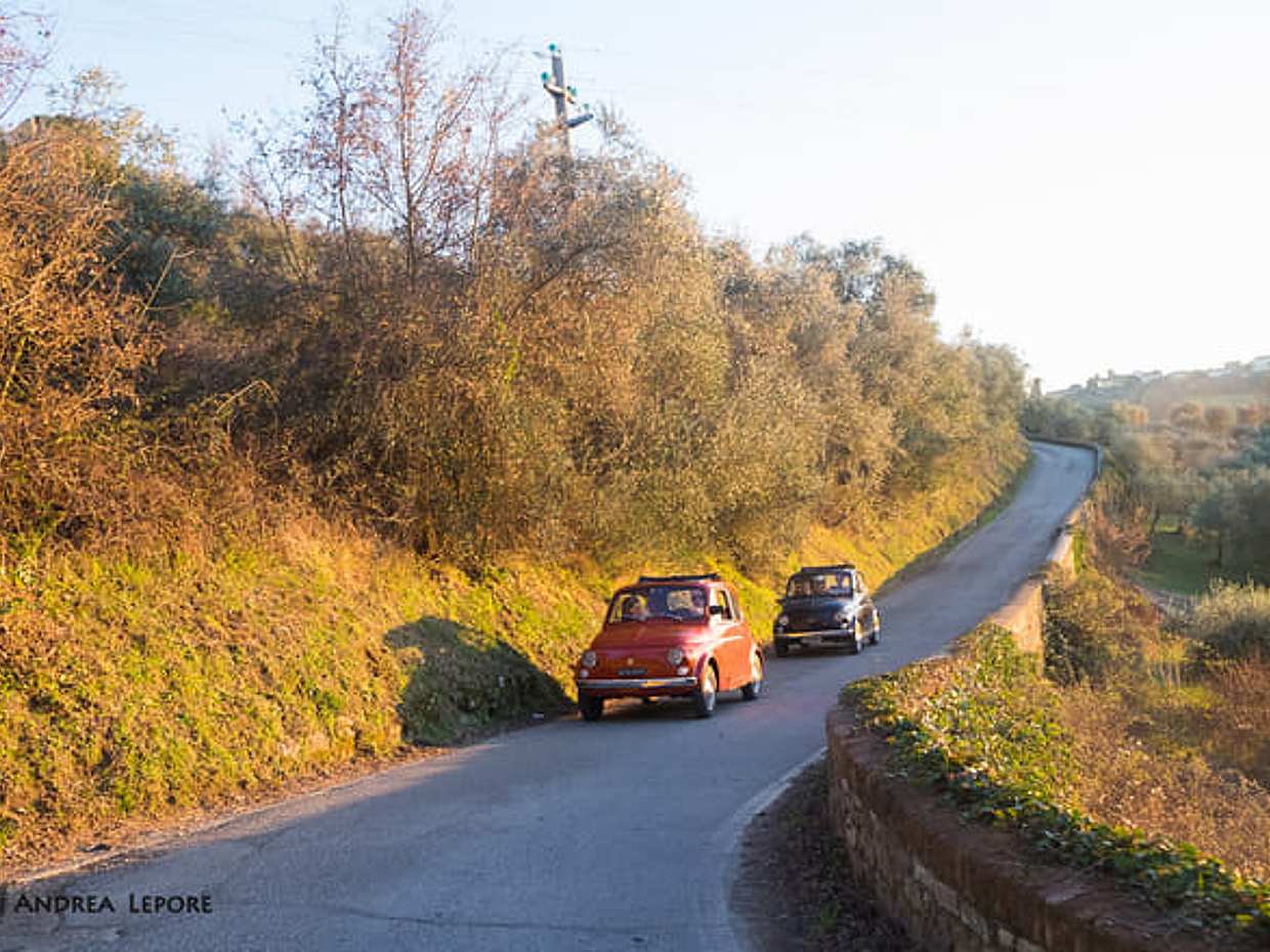 Private Vintage FIAT 500 Chianti Classico Wine Tour with lunch