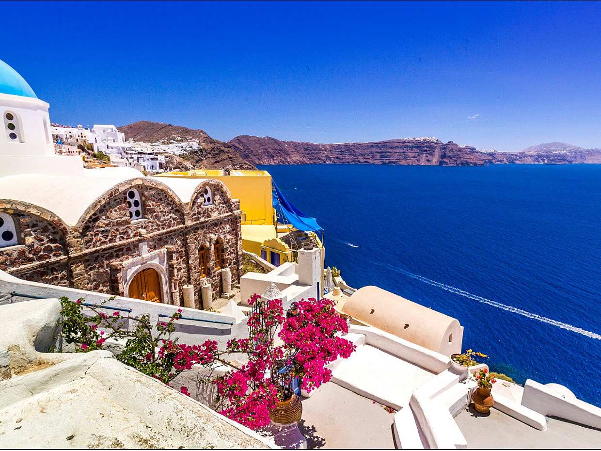 Visit the Santorini Island from Crete in Greece, Hersonissos