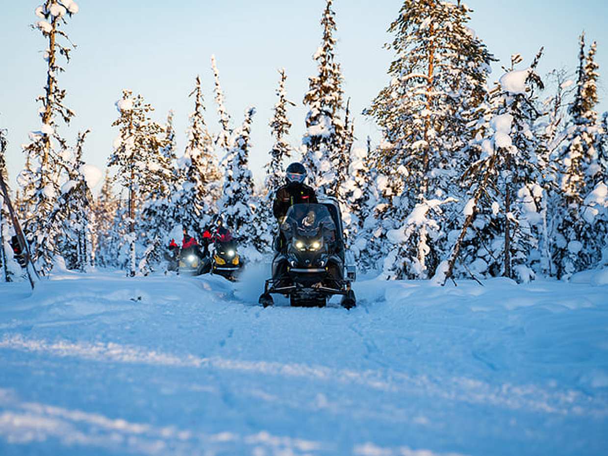 Daytime Snowmobile Safari with Wilderness Hut Lunch, Levi — adults only, photo 2