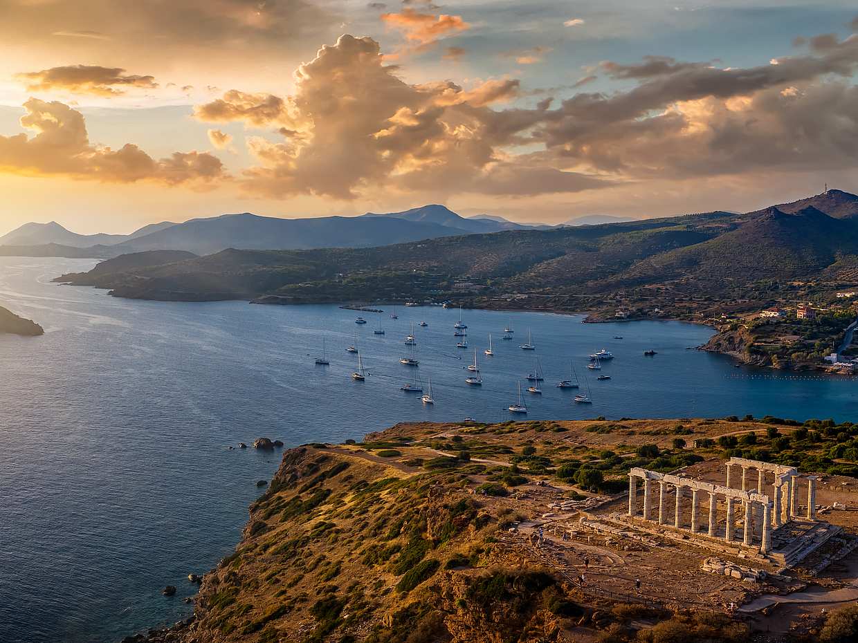 Tour Privado a Cabo Sounio desde Atenas com Comida Tradicional Grega na Grécia
