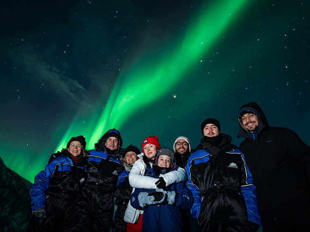 "Tromsø: Expedição Garantida da Aurora Boreal com Fotógrafo e Quilometragem/Tempo Ilimitados - Grupo Pequeno na Noruega"