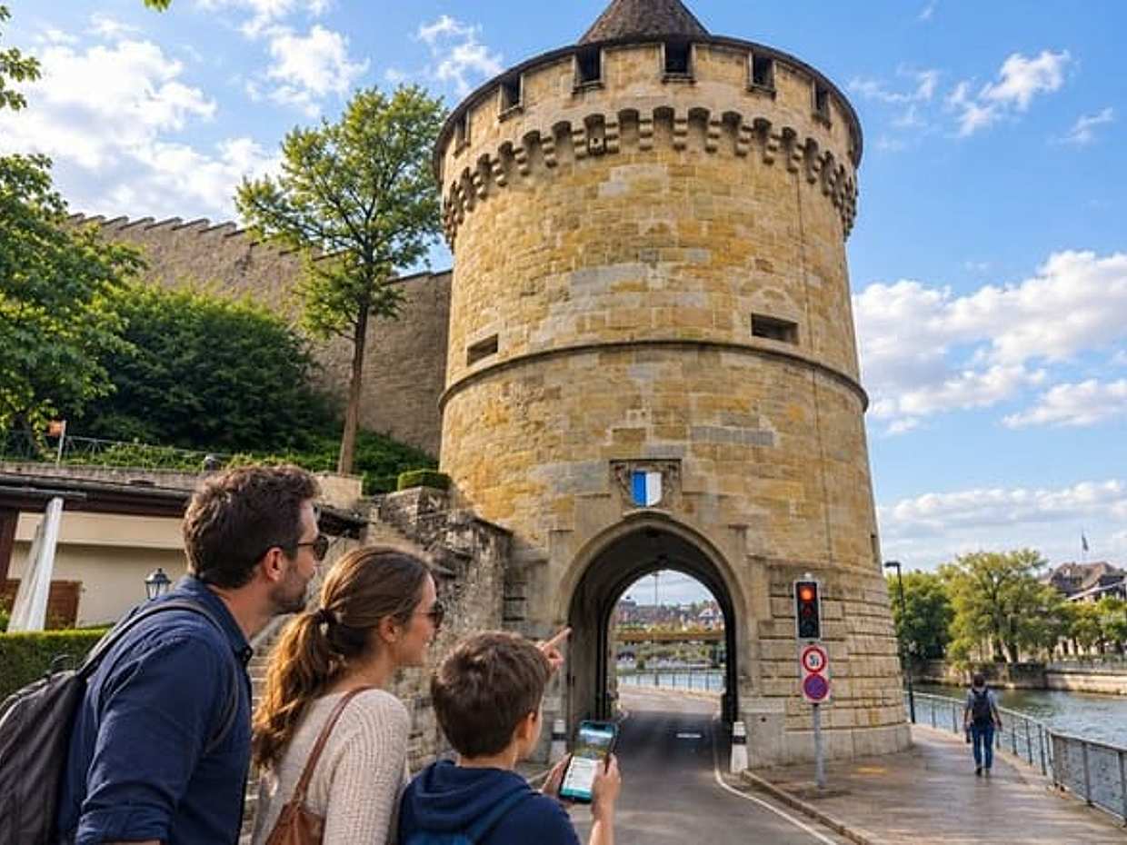 "Lucerna: Piesza wycieczka z przewodnikiem "Poszukiwanie skarbów i atrakcje" w Szwajcarii".