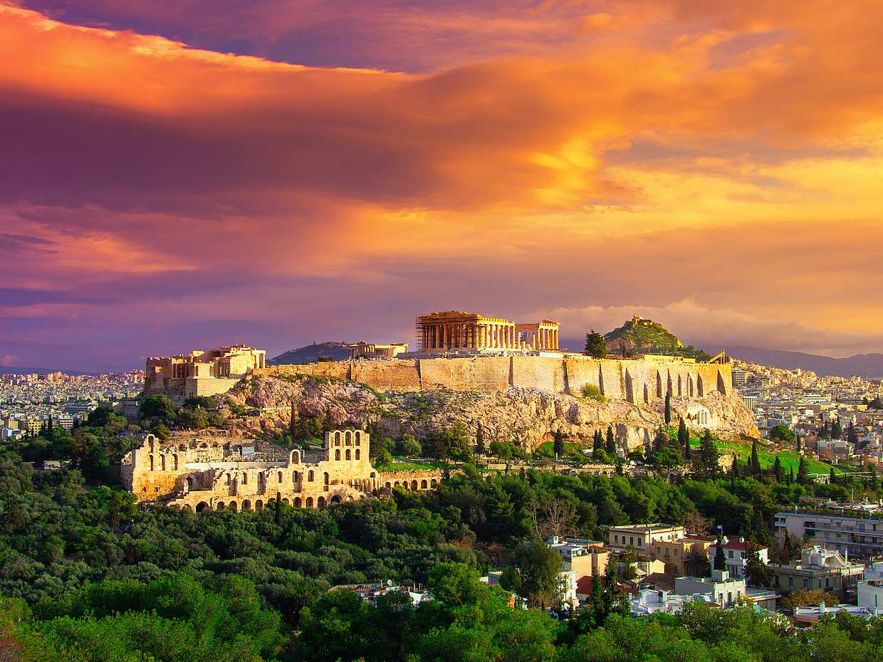 Passez directement à l'Acropole d'Athènes : visite guidée à pied de l'après-midi en Grèce.
