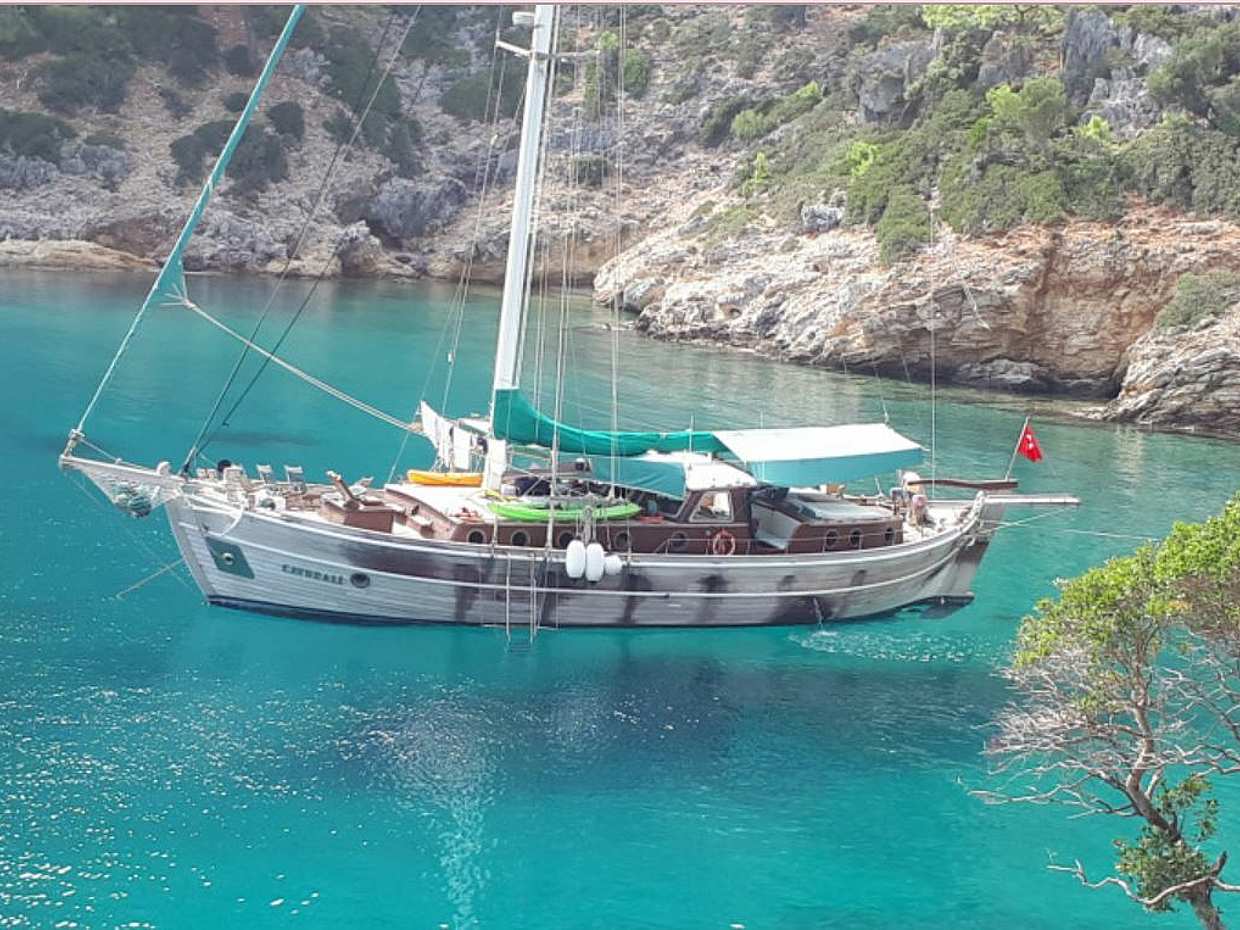 Antalya Yacht Tour v Turecku, starověké město Olympos
