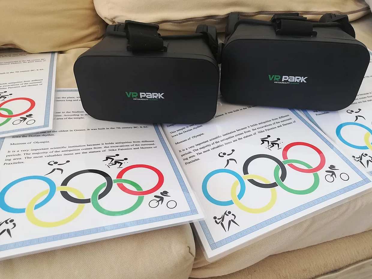 Arqueological Site of Ancient Olympia in Virtual Reality from Katakolo, Greece