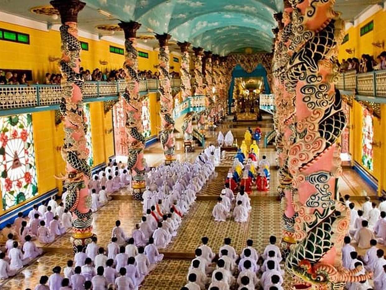 Small-Group 1-day: Cao Dai Temple & Ba Den Mountain in Vietnam, Ho Chi Minh City