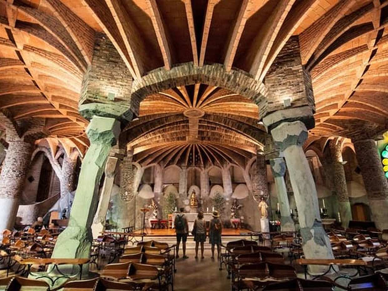 Gaudi Lesser-Known Art: Colonia Guell, Casa Vicens & Bellesguard  in Spain, Barcelona
