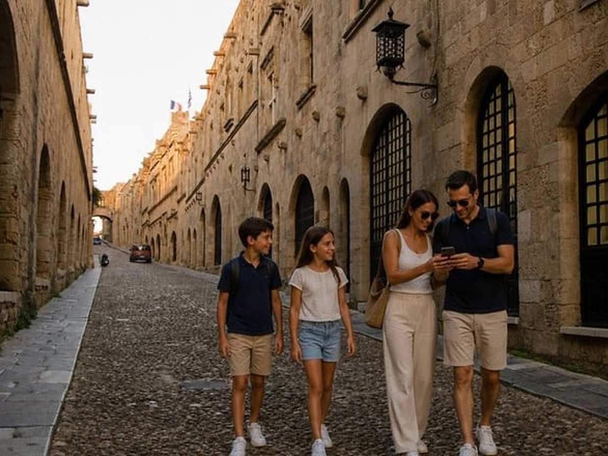 Rhodes Old Town Scavenger Hunt & Self-Guided Walking Tour