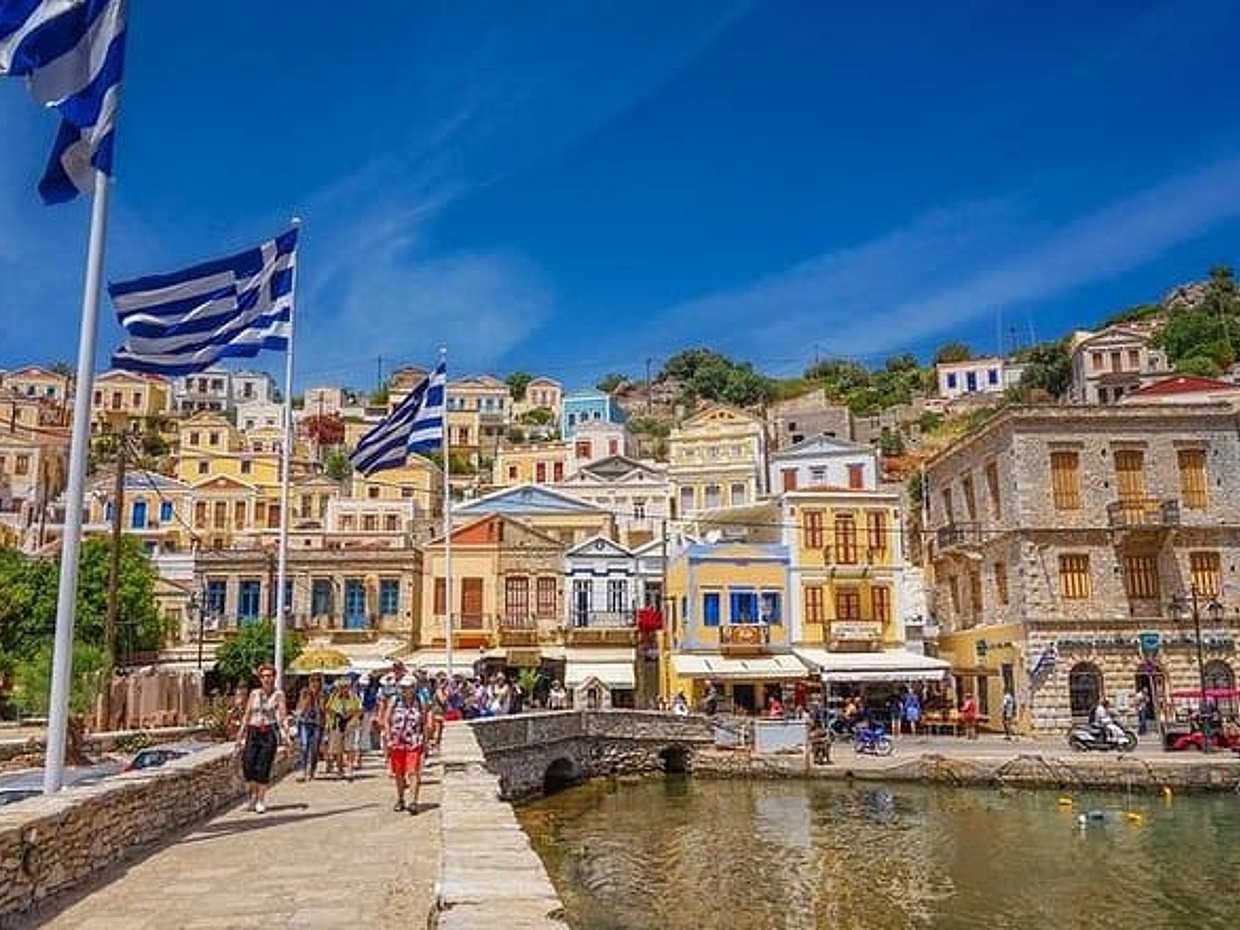 "Excursión de un día a la isla de Symi desde Rodas en Grecia"