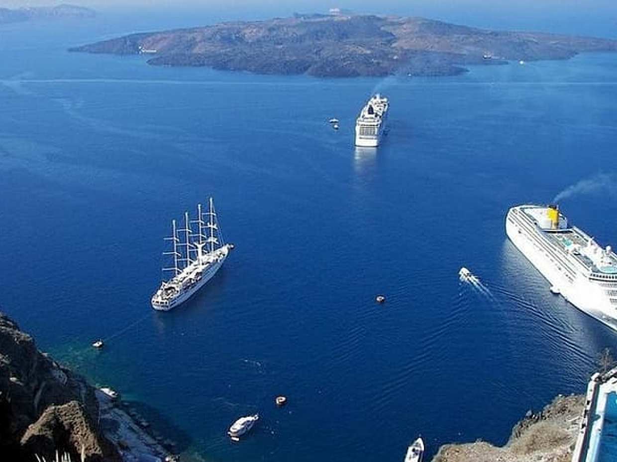 Shared Departure Transfer: Santorini Hotel to Airport or Cruise Port in Greece, Thera, photo 3