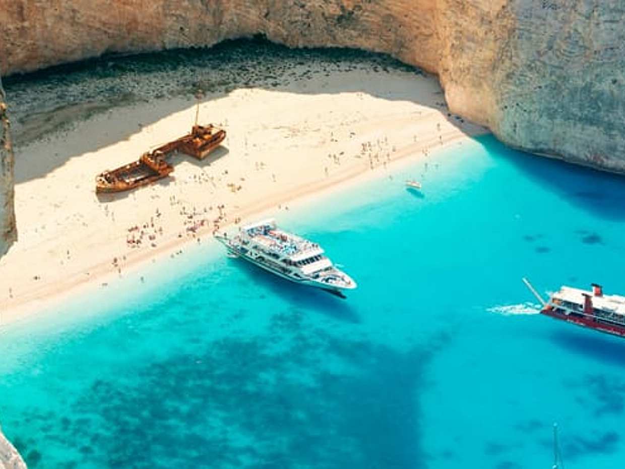 "Zante Tageskreuzfahrt ab Hafen Poros in Griechenland, Zakinthos"