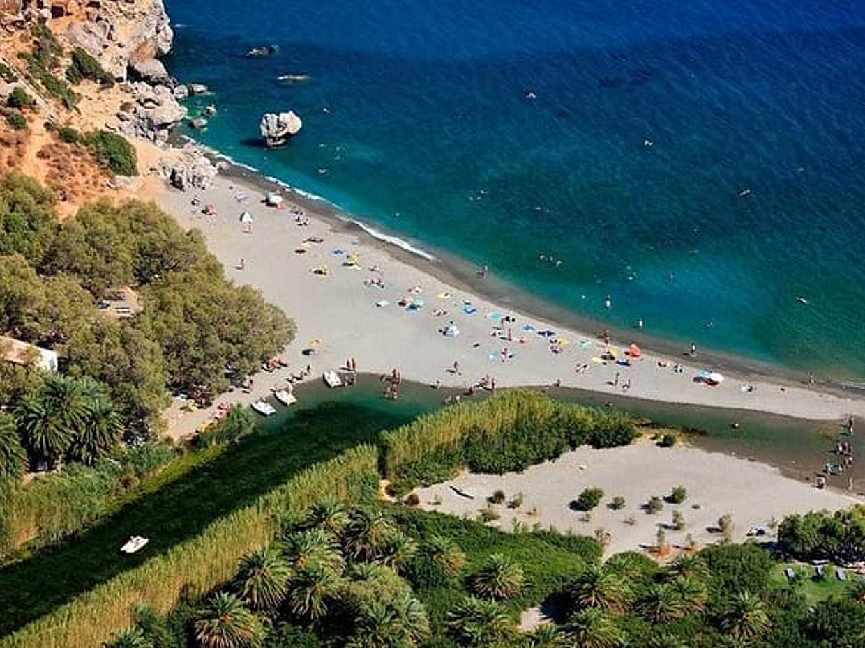 <p>Experiência de Dia em Palm Beach Preveli na Grécia, Rethymno</p>, photo 5