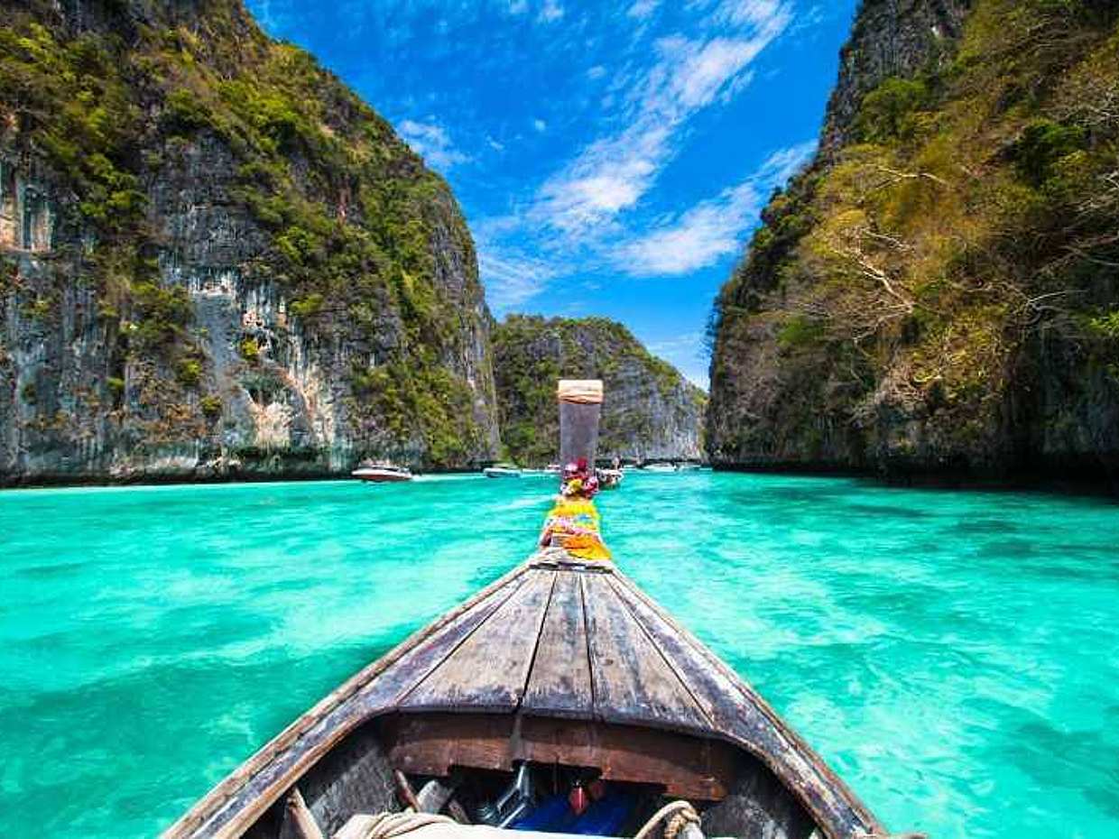 Phi Phi Island: Sunset Private Longtail Boat Tour in Thailand, Phi Phi Islands