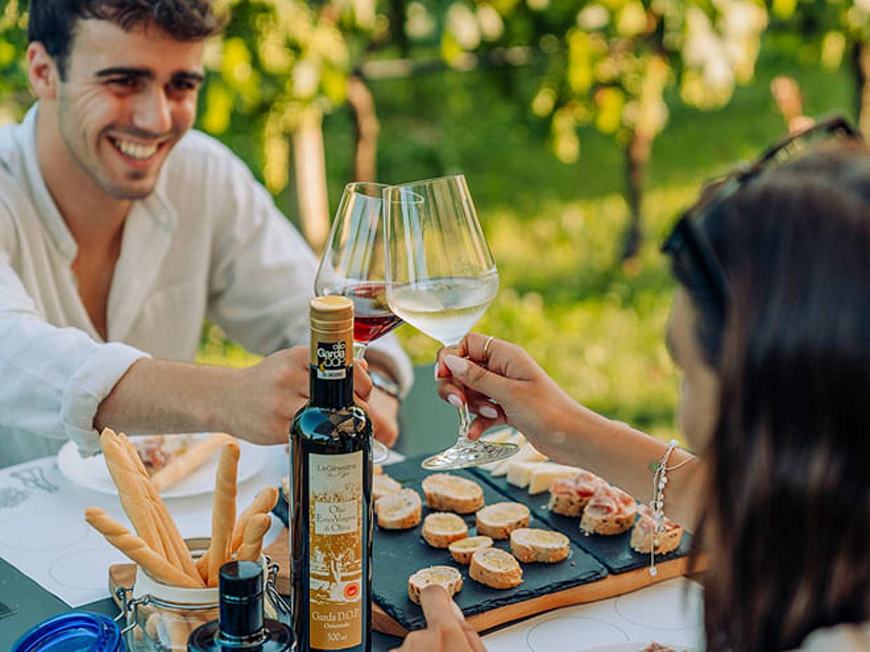 Wine and Food Tasting in the Vineyards
