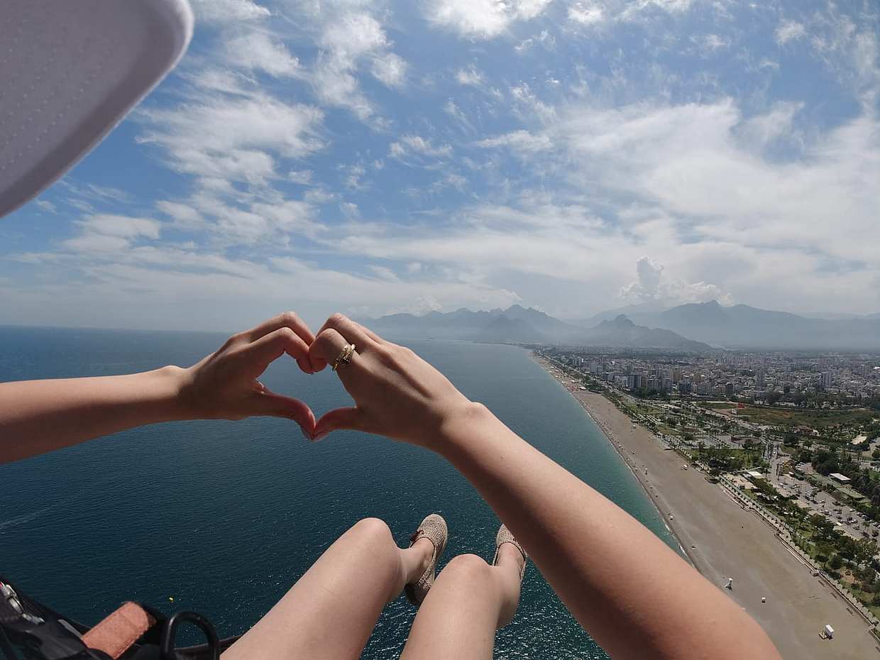 Tandem Paramotor Paragliding Experience in Turkey, Antalya, photo 4