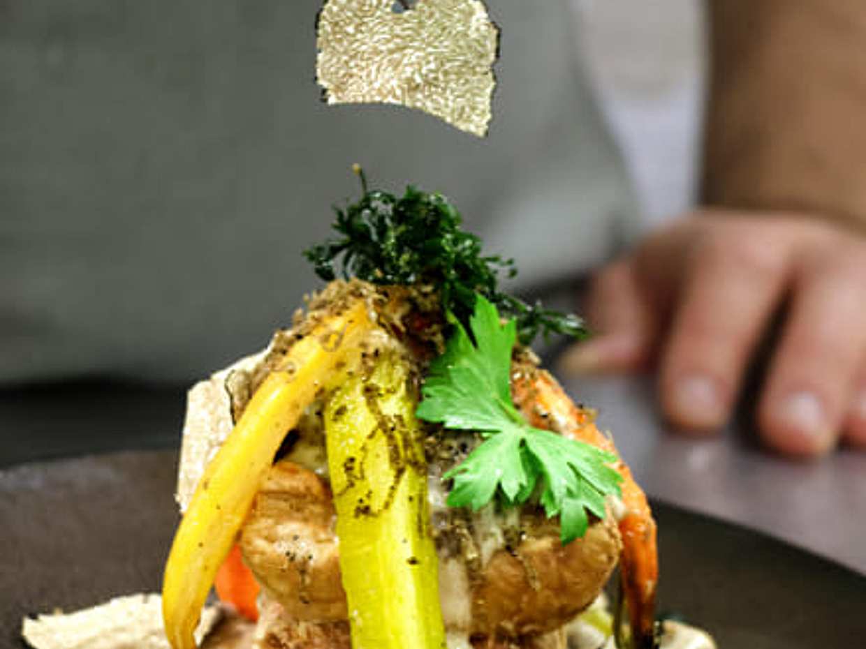 Truffle hunting demonstration and truffle lunch