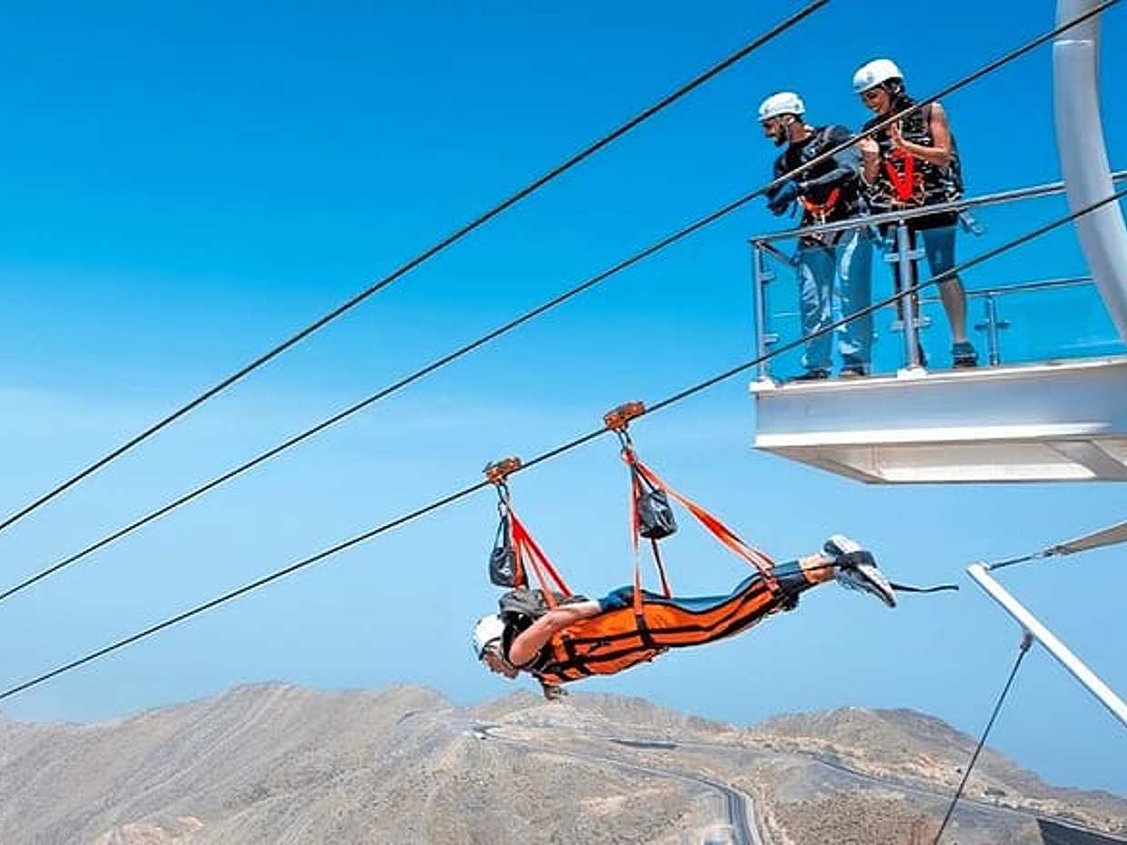 "Dubai Jebel Jais Zipline Längste Zipline der Welt Erleben Sie in den Vereinigten Arabischen Emiraten, Ras al Khaimah", photo 5