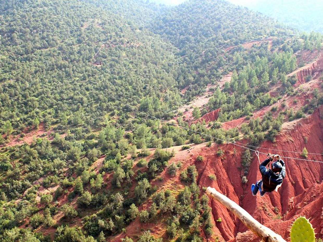 Halbtägige Ziplining- und Wandertour im Atlasgebirge in Marokko, Marrakesch, photo 2