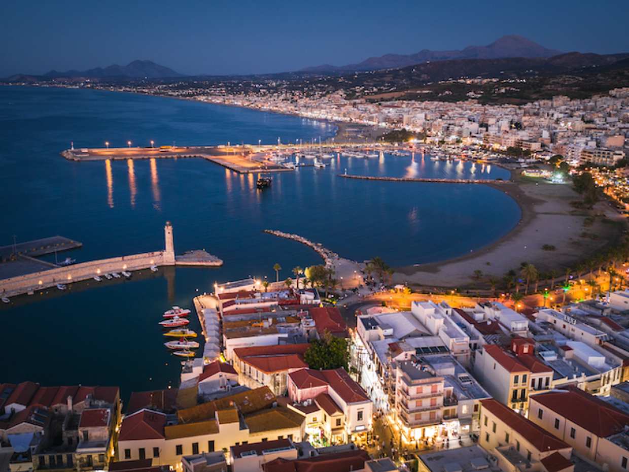 Cretan Night from Rethymno, Greece