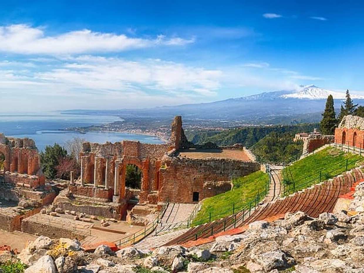 Desde Cefalú: Etna y Taormina - día completo