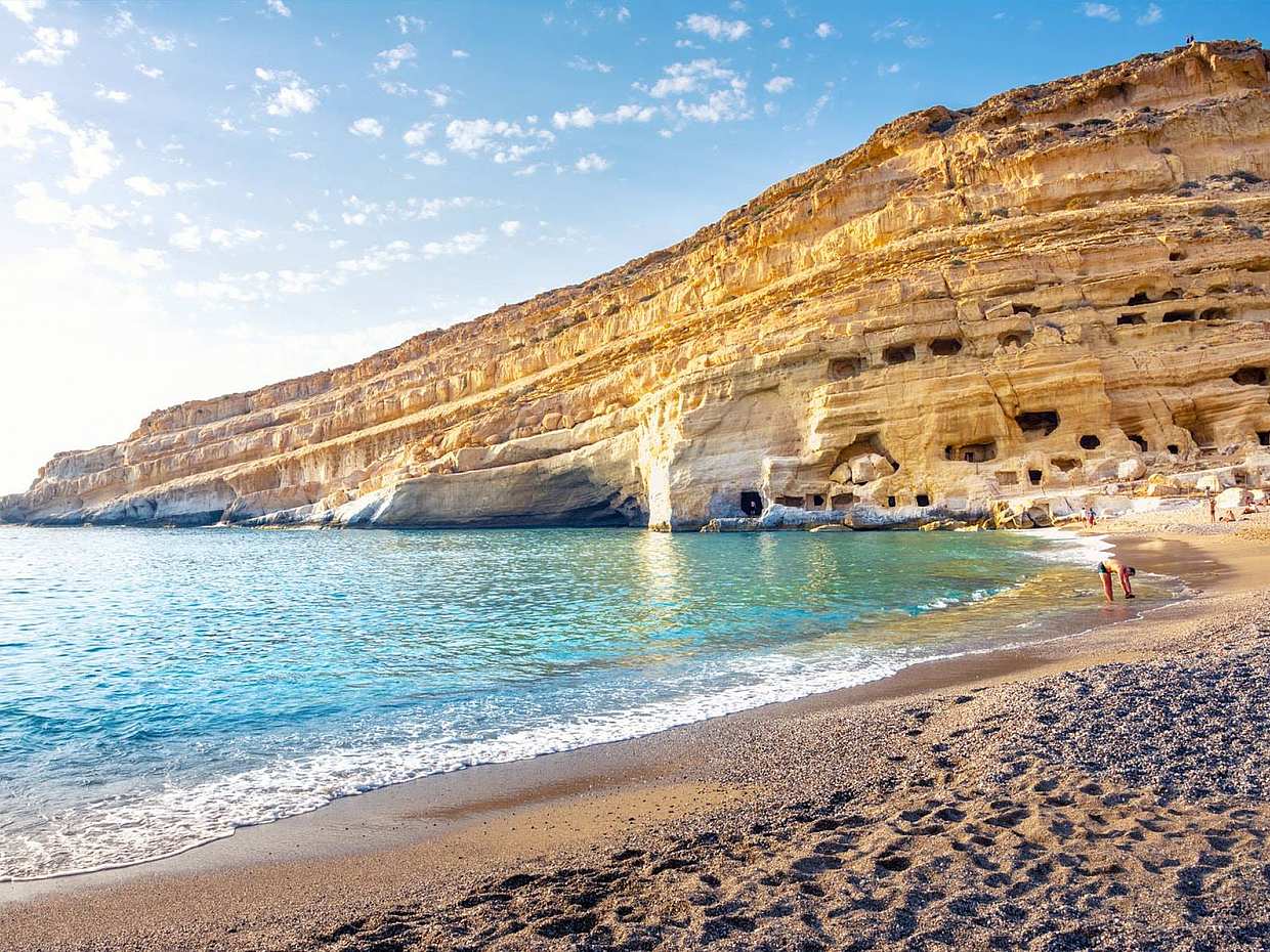 Hippies Beach and Matala Tour from Heraklion in Greece