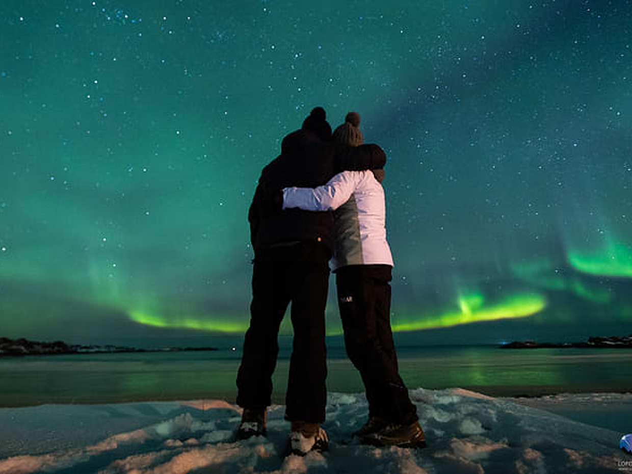 Aurora Capture with Photographer